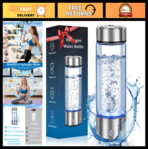 Portable hydrogen water bottle - portable,